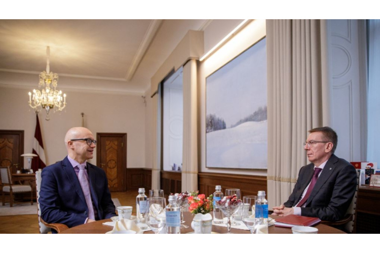 Edgars Rinkēvičs pārrunā Valsts kontroles darbības prioritātes 2024. gadam