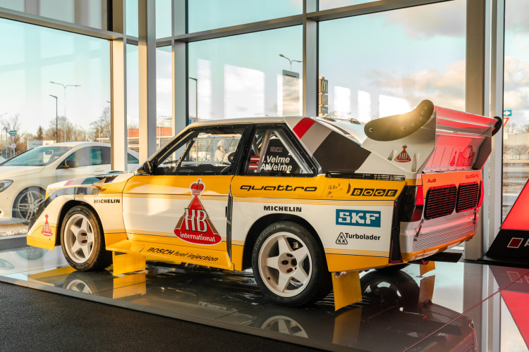 FOTO: “Moller Auto” apskatāms unikāls sporta auto “Audi S1E2”, ko izveidojuši brāļi Velmes