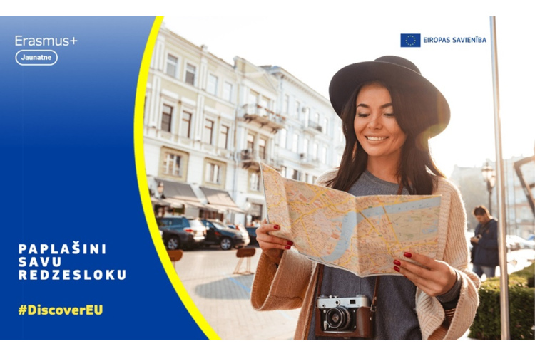“DiscoverEU” bezmaksas ceļošanas kartes Eiropas izzināšanai ieguvuši 155  jaunieši no Latvijas