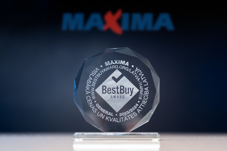 “Maxima” jau trešo reizi atzīta par labākās cenas un kvalitātes attiecības līderi Latvijā