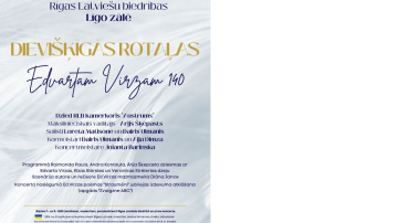 Aicina uz  Edvarta Virzas mīlas dziesmu koncertu