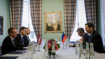Valsts prezidents ar Lihtenšteinas kroņprinci pārrunā abu valstu sadarbību starptautiskajās organizācijās