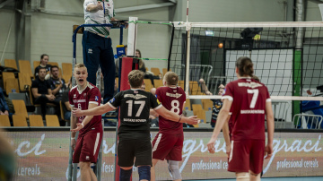 Nedēļas nogalē volejbolisti noskaidros “Optibet” Latvijas čempionāta vīriešiem pusfinālistus