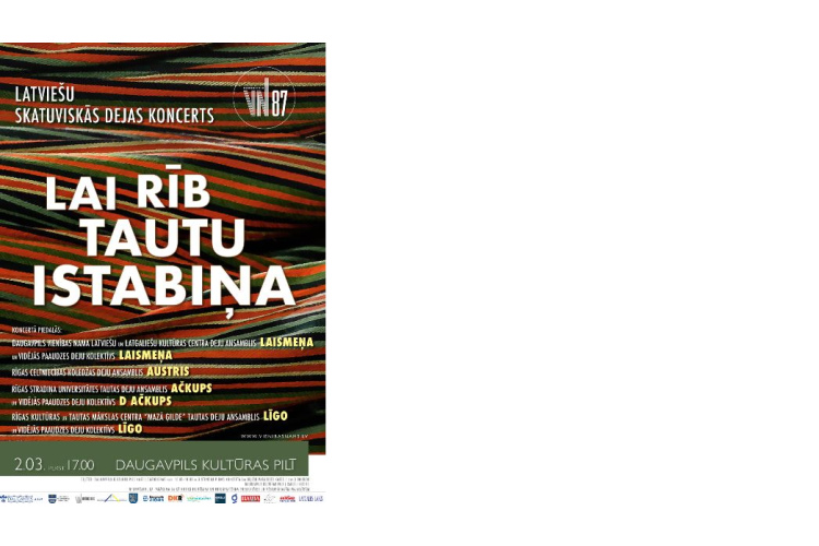 „Lai rīb tautu istabiņa” Daugavpilī!