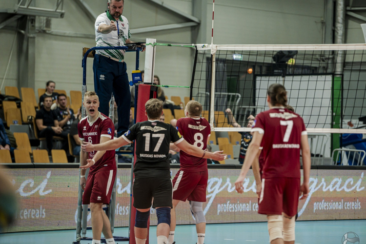 Nedēļas nogalē volejbolisti noskaidros “Optibet” Latvijas čempionāta vīriešiem pusfinālistus