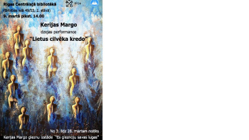 Kerijas Margo gleznu izstāde “Es gleznoju savas lugas” un performance