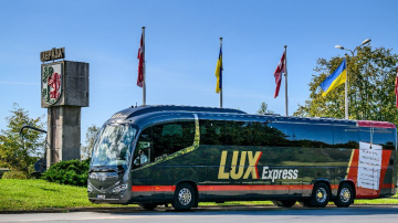 Lux Express gandarīts par STP atbalstu reģionālās nozīmes maršruta Rīga–Liepāja atklāšanai pasažieru komercpārvadājumiem