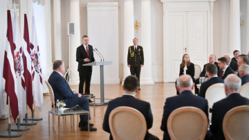 Valsts prezidents tiekas ar Latvijas pašvaldību pārstāvjiem