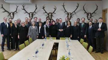Valsts prezidents atzinīgi novērtē dabas resursu pētniecību un racionālu izmantošanu Salaspils novadā