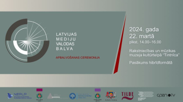 Tiks pasniegtas Latvijas mediju valodas balvas