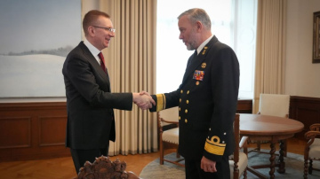 Valsts prezidents uzsver NATO sabiedroto karavīru klātbūtnes Latvijā nozīmi