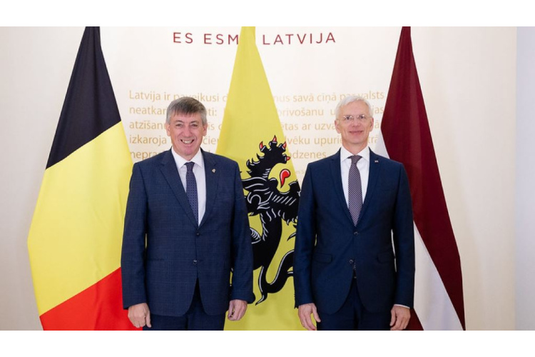 Ārlietu ministrs: Latvija ir ieinteresēta īstenot projektus Ukrainas atjaunošanai kopīgi ar Flandrijas reģiona partnerie