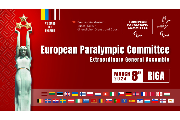 Eiropas Paralimpiskās komitejas ārkārtas Ģenerālajā Asamblejā centīsies panākt lēmumu par liegumu Krievijas un Baltk...