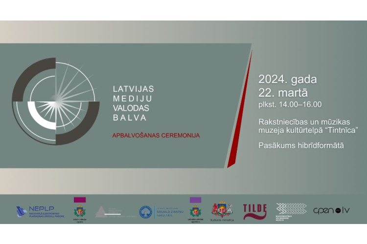 Tiks pasniegtas Latvijas mediju valodas balvas