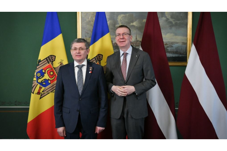 Valsts prezidents: Latvija turpinās atbalstīt Moldovas eirointegrāciju