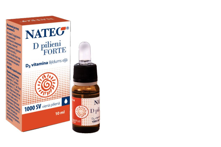 Sagitus: laboratoriskie izmeklējumi apliecina “NATEO D pilieni FORTE” drošumu