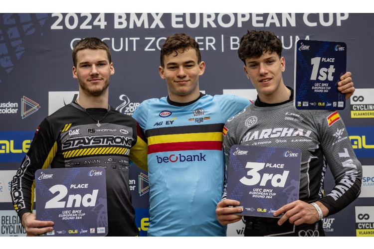 UEC EK BMX 3. posmā Langmanis izcīna otro vietu; Apels piektais