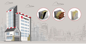 PAROC Tento: jauna energoefektīva siltumizolācijas plāksne ventilējamām sienām
