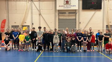 Jelgavā noskaidroti Latvijas čempioni badmintonā U13, U17 un U21