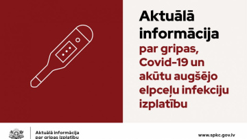 Pagājušajā nedēļā ar gripu visbiežāk slimoja bērni vecuma grupā 0 - 4 gadi