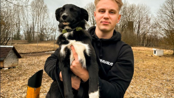 Influenceris Kravalis ar labdarības akciju apciemoja Latvijas dzīvnieku patversmes