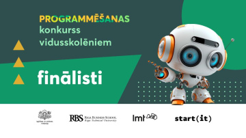 Programmēšanas konkursa finālā sacentīsies 10 vidusskolēnu komandas