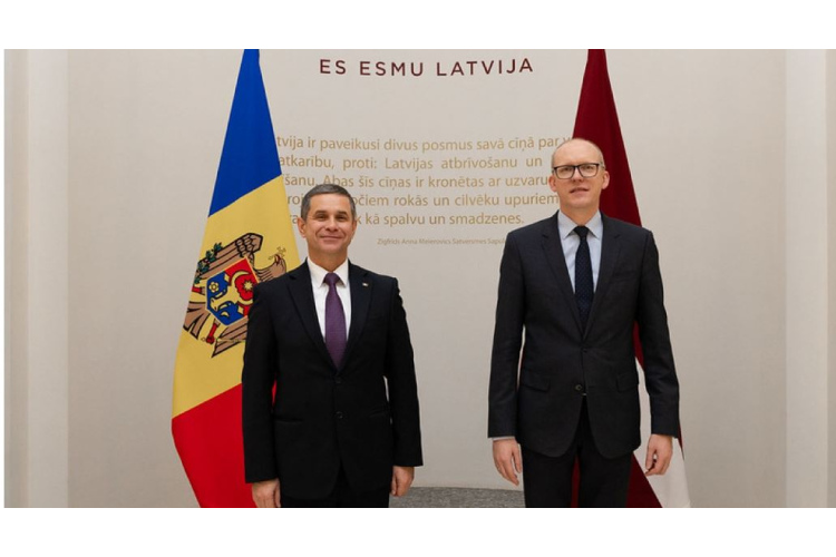 Valsts sekretārs Andris Pelšs tiekas ar Moldovas Republikas aizsardzības ministru