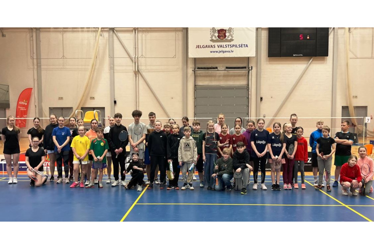 Jelgavā noskaidroti Latvijas čempioni badmintonā U13, U17 un U21