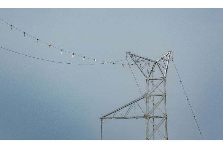 Jaunajā 330 kV elektropārvades līnijā Valmiera-Tsirgulina uzstādīti putnu novirzītāji Pukšu purvā ligzdojošo putnu ...