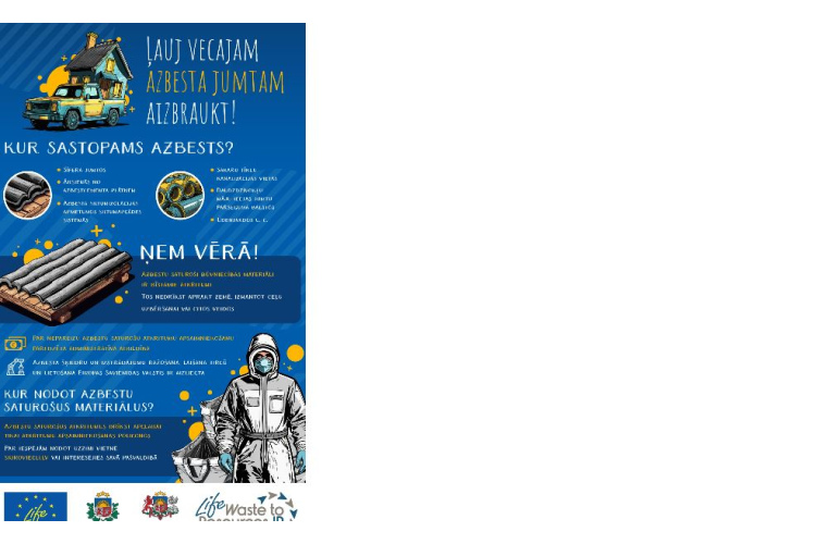 Latvijā ir apmēram 1 miljons tonnu azbestu saturoša šīfera