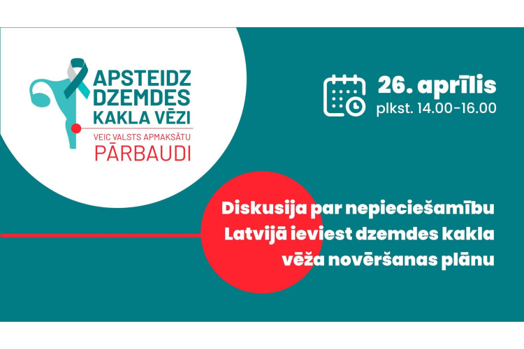 Šodien diskutēs par dzemdes kakla vēža novēršanu Latvijā