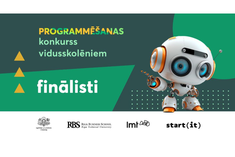 Programmēšanas konkursa finālā sacentīsies 10 vidusskolēnu komandas