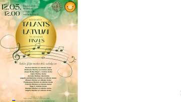 Aicina uz konkursa ‘’Talants Latvijai’’ 32. sezonas finālu