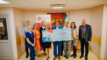 Par VENDEN ziedojumu 15 000 EUR apmērā Bērnu klīniskās universitātes slimnīcas neonatoloģijas nodaļai sagādāts ...