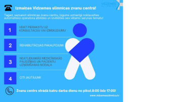 Vidzemes slimnīca veic mūsdienīgus uzlabojumus klientu zvanu centrā