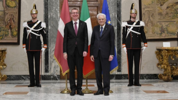 Valsts prezidents: augstu vērtējam Itālijas ieguldījumu Baltijas valstu reģiona drošības stiprināšanā