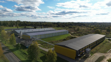 Alūksnes putnu ferma investēs 2,7 miljonus eiro divu jaunu dējējvistu novietņu būvniecībā