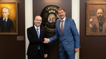 Rīgā notiek 3. Latvijas un Azerbaidžānas stratēģiskā dialoga sanāksme