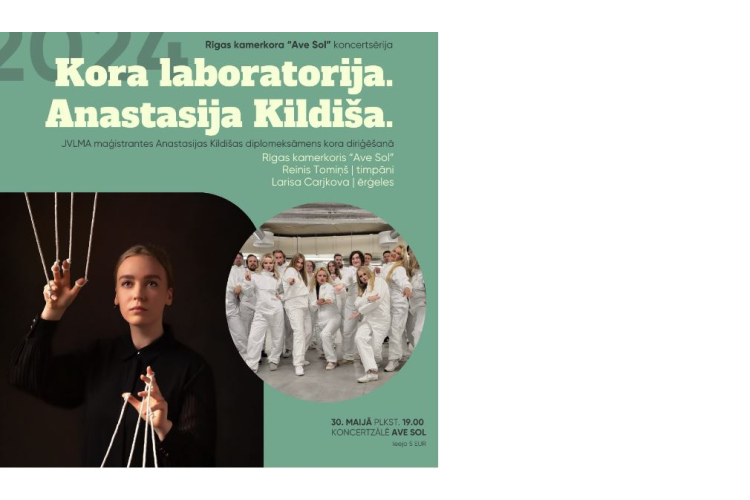 Rīgas kamerkoris “Ave Sol” uzsāk koncertsēriju “Kora laboratorija”