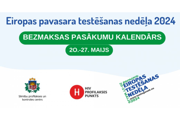 Eiropas pavasara testēšanas nedēļā aicinām veikt HIV, B un C hepatīta eksprestestus