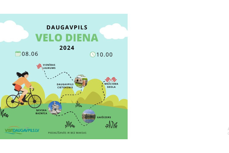 Piesakies velobraucienam - “Daugavpils velo diena 2024”