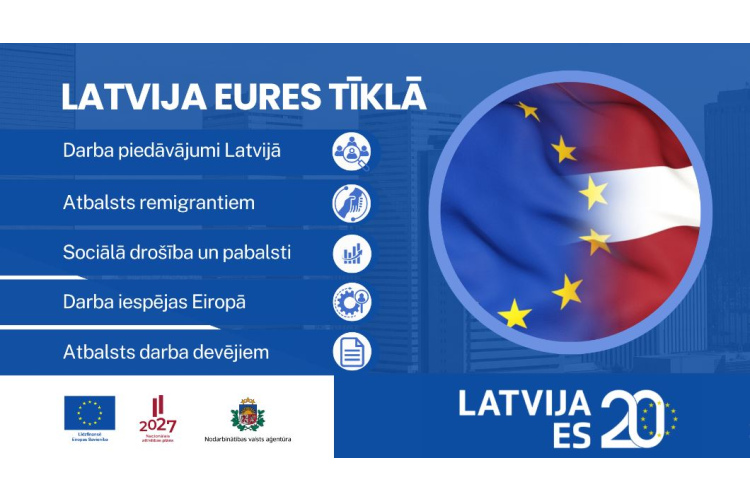 Jau 20 gadus NVA EURES konsultanti Latvijas darba devējiem, darba meklētājiem un remigrantiem sniedz atbalstu Eiropas ..