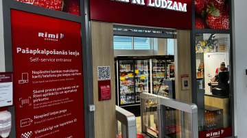 Rimi Olimpiskajā centrā darbu sāk 100% pašapkalpošanās veikals