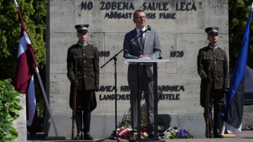 Valsts prezidenta Edgara Rinkēviča uzruna Cēsu kauju 105. gadadienā