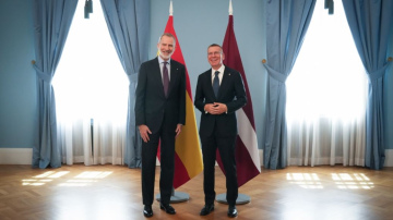 Valsts prezidenta Edgara Rinkēviča uzruna oficiālajās pusdienās par godu Viņa Majestātes Spānijas karaļa Felipes VI...