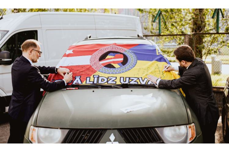 Uz Ukrainu devies “TechChill” konvojs