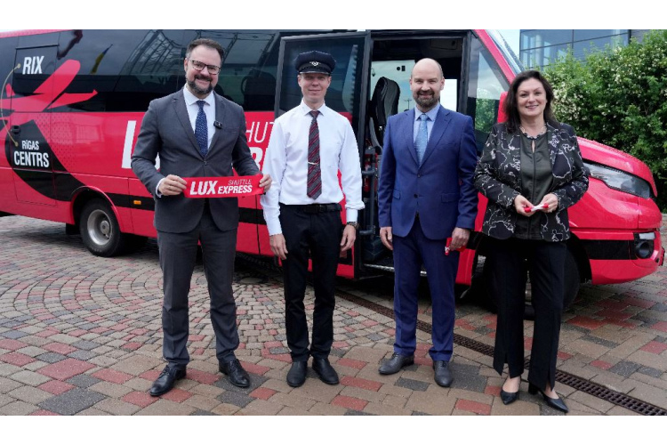 Šodien Lux Express atklāj ekspresmaršrutu  Rīgas centrs–RIX Rīgas lidosta