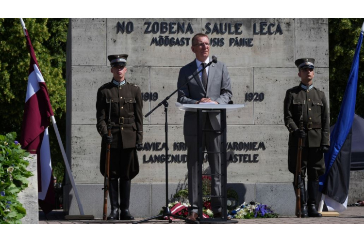 Valsts prezidenta Edgara Rinkēviča uzruna Cēsu kauju 105. gadadienā