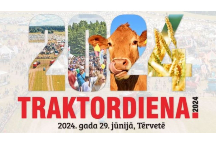 Sestdien Tērvetē notiks lauksaimnieku pasākums “Traktordiena 2024”