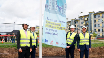 Valmierā ar ALTUM atbalstu uzsāk divu zemas īres maksas mājokļu būvniecību